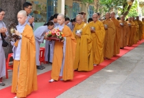 Ninh Thuận: Trường hạ chùa Diệu Nghiêm tổ chức lễ cổ Phật khất thực PL. 2568 - DL. 2024