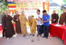 Bình Định: Lễ đặt đá khởi công xây dựng nhà đại đoàn kết đến gia đình người đồng bào Ba Na