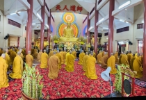 Chư Tăng, Ni Q.Phú Nhuận Bố-tát, thính giới tại Thanh Minh thiền viện và tổ đình Kim Sơn