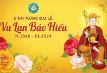 Bộ nhận diện Đại lễ Vu lan Báo hiếu năm 2024