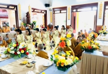 Đồng Nai: Phân ban Ni giới tỉnh thăm và cúng dường các trường hạ Ni trong tỉnh