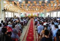 Phái đoàn Ban Hoằng Pháp TW và Ban Kinh tế tài chính TW GHPGVN thăm Hạ trường tỉnh Hà Tĩnh