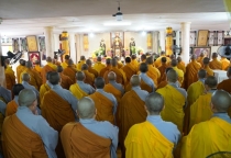 Hà Nội: Đại diện 18 trường hạ về tổ đình Viên Minh đảnh lễ Giác linh Đức Đệ tam Pháp chủ GHPGVN