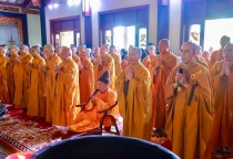 TP.HCM: Tổ đình Vĩnh Nghiêm tưởng niệm Tổng Bí thư Nguyễn Phú Trọng