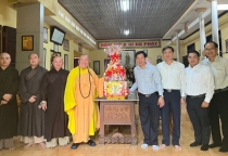 Đồng Nai: Ban Tôn giáo tỉnh thăm trường hạ Ban Trị sự GHPGVN huyện Xuân Lộc 