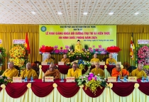 Sóc Trăng: Khai giảng Khóa bồi dưỡng nghiệp vụ trụ trì và kiến thức an ninh quốc phòng năm 2024