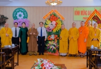 Bộ Nội vụ, Ban Tôn giáo Chính phủ thăm, chúc mừng GHPGVN nhân mùa Phật Đản PL.2568