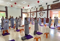 Kiên Giang: Khóa tu “Niệm Phật một ngày” tại chùa Phật Quang, TP. Rạch Giá 