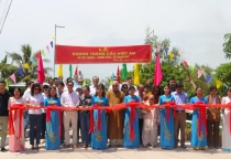 An Giang: Chùa Lộc Dã (quận 8) khánh thành cầu Hiệp An tại huyện Chợ Mới