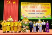 Thanh Hóa: Gặp mặt chư Tăng Ni nhân Đại lễ Phật đản Phật lịch 2568