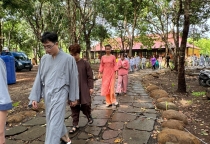 BR-VT: Gần 100 bạn trẻ tham gia khóa tu "nửa ngày an lạc"