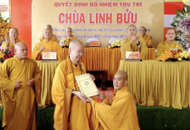 Tây Ninh: Công bố và trao quyết định bổ nhiệm trụ trì chùa Linh Bửu