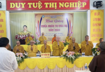 Trà Vinh: Khai giảng khóa huân tu mùa hạ với 300 Tăng, Ni tham dự