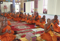 Kiên Giang: Truyền giới cho 21 giới tử Tỳ-kheo theo truyền thống biệt truyền Hệ phái Nam tông Khmer