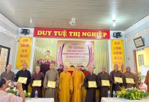 Trà Vinh: Bế mạc khóa huân tu 7 ngày mùa Hạ 2024
