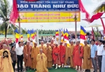 Trà Vinh: Lễ công bố quyết định thành lập điểm sinh hoạt tôn giáo tập trung Đạo tràng Như Đức