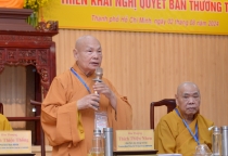 Hội nghị triển khai Nghị quyết kỳ 3 khóa IX Ban Thường trực Hội đồng Trị sự và các vấn đề trọng tâm