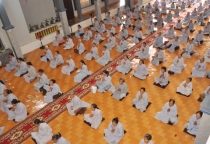 Quảng Nam: 9 đạo tràng cụm cánh Đông tham dự khóa tu “Một ngày an lạc” tại chùa Bình Hải