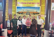 Bình Dương: Lãnh đạo Thành ủy TP. Thuận An chúc mừng Đại lễ Phật Đản PL.2568