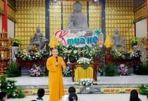 Thanh Hóa: Ngày sinh hoạt đầu tiên tại Khóa tu mùa hè chùa Thanh Hà năm 2024