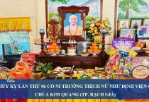 [Video] Kiên Giang: Lễ Húy kỵ lần thứ 06 cố Ni trưởng Thích Nữ Như Định viện chủ chùa Kim Quang (TP. Rạch Giá)