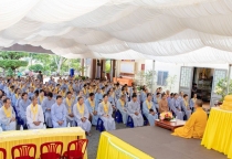 Đắk Nông: Ban Trị sự Phật giáo H.Đắk R'Lấp tổ chức khóa tu "Một ngày an lạc" lần 4 