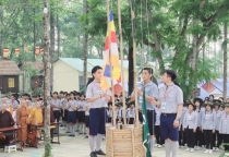 Đồng Nai: Phân ban Gia đình Phật tử tỉnh khai mạc liên trại huấn luyện đoàn sinh