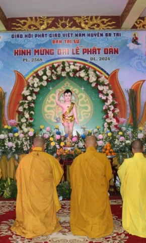Bến Tre: Ban Trị sự GHPGVN huyện Ba Tri trang nghiêm tổ chức Đại Lễ Phật đản PL.2568 - DL.2024