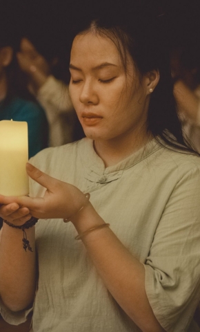 Đêm thiền trà với chủ đề “Cha ơi” tại chùa Bửu Đà (Q.10)