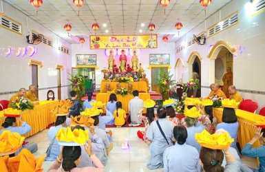 Kiên Giang: Chùa Phước Hưng trang nghiêm tổ chức Đại lễ Vu lan Báo hiếu PL.2568 và cúng dường Pháp y ca sa