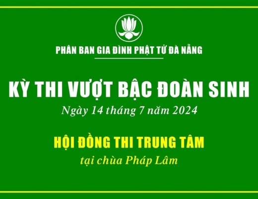 Đà Nẵng: Gia đình Phật tử thành phố tổ chức thi vượt bậc đoàn sinh năm 2024