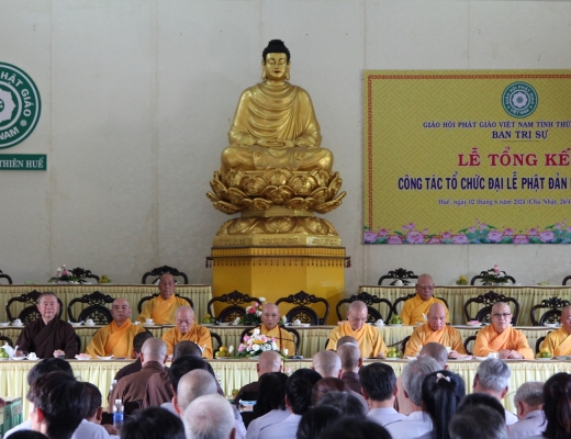 Thừa Thiên Huế: Hội nghị tổng kết công tác tổ chức Đại lễ Phật đản Phật lịch 2568