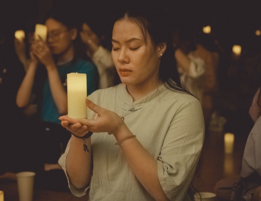 Đêm thiền trà với chủ đề “Cha ơi” tại chùa Bửu Đà (Q.10)