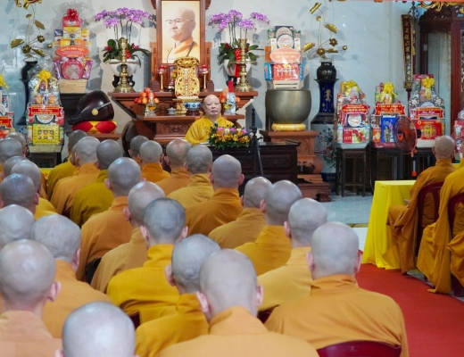 Tăng - Ni Q.3 sinh hoạt Tăng sự tại trường hạ Hưng Phước
