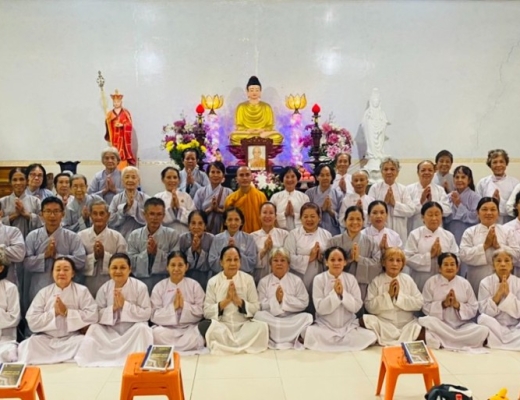 Kiên Giang: Tịnh xá Ngọc Sơn (TP. Rạch Giá) tổ chức khoá tu Bát quan trai định kỳ hàng tháng