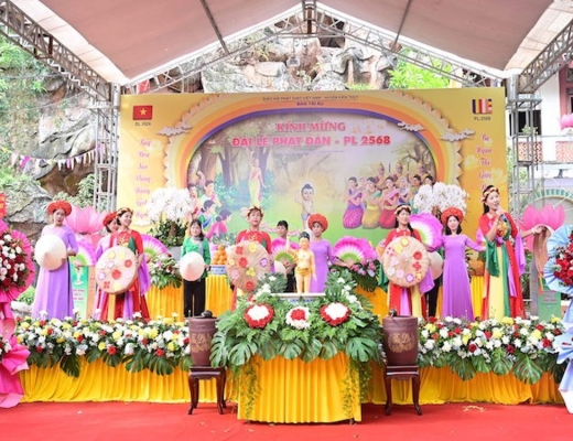 Hải Phòng: Ban Trị sự GHPGVN huyện Kiến Thụy long trọng tổ chức Đại lễ Phật đản PL.2568