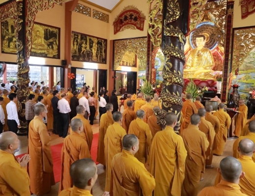 TP.HCM: Phật giáo quận 3 tưởng niệm cố Tổng Bí thư Nguyễn Phú Trọng