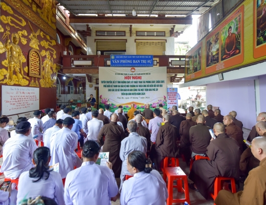 Hội nghị tuyên truyền phòng cháy, chữa cháy, bảo vệ môi trường tại chùa Đức Phú (H.Nhà Bè)