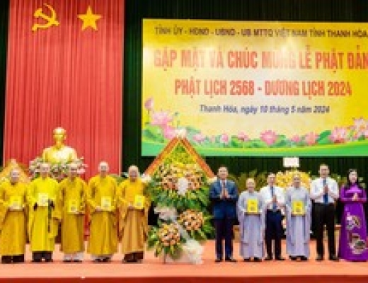 Thanh Hóa: Gặp mặt chư Tăng Ni nhân Đại lễ Phật đản Phật lịch 2568