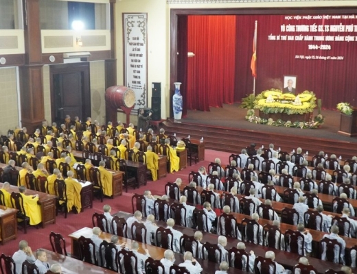 Học viện PGVN tại Hà Nội tưởng niệm cố Tổng Bí thư Nguyễn Phú Trọng (1944-2024) 