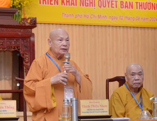 Hội nghị triển khai Nghị quyết kỳ 3 khóa IX Ban Thường trực Hội đồng Trị sự và các vấn đề trọng tâm