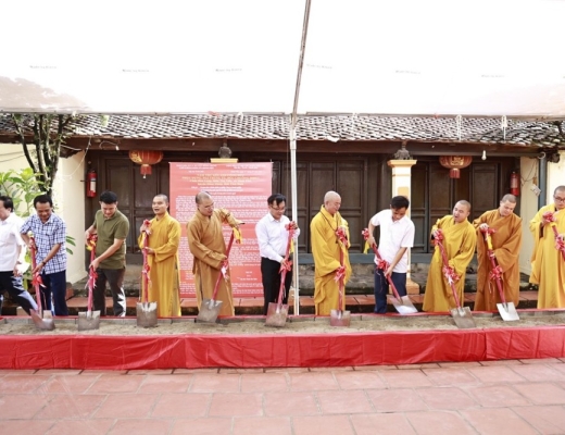 Thái Bình: Trang nghiêm lễ công bố trùng tu chùa Hoa Long