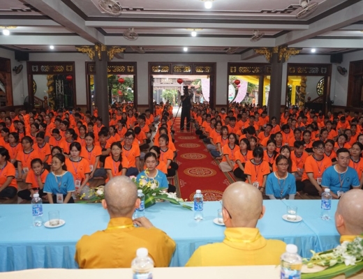 Đà Nẵng: Phật giáo quận Cẩm Lệ khai mạc khóa tu mùa hè 2024 