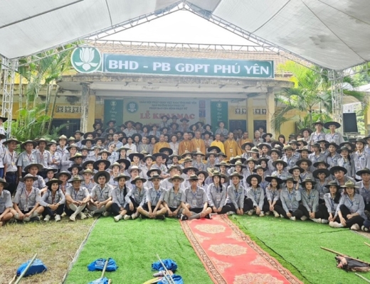 Phú Yên: Khai mạc Liên trại Huấn luyện Lộc Uyển XIII, A Dục XIV và Huyền Trang V