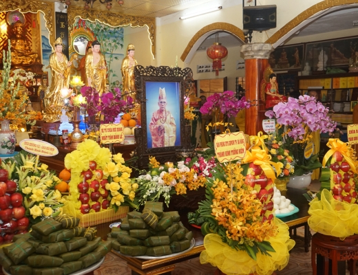 Đà Nẵng: Lễ húy nhật cố Hòa thượng Thích Từ Hoa tại chùa Thuận Thành