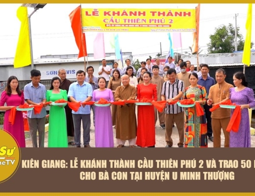 [Video] Kiên Giang: Lễ khánh thành cầu Thiên Phú 2 và trao 50 phần quà cho bà con tại huyện U Minh Thượng