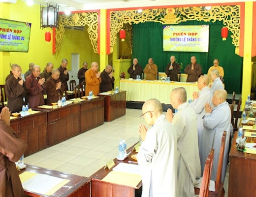 Đồng Tháp: Ban Thường trực Ban Trị sự GHPGVN tỉnh họp thường kỳ triển khai hoạt động Phật sự