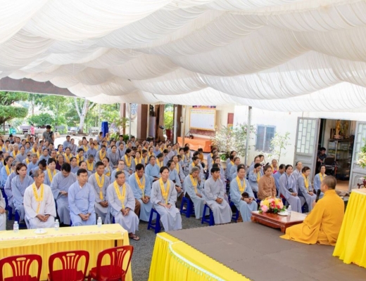 Đắk Nông: Ban Trị sự Phật giáo H.Đắk R'Lấp tổ chức khóa tu "Một ngày an lạc" lần 4 
