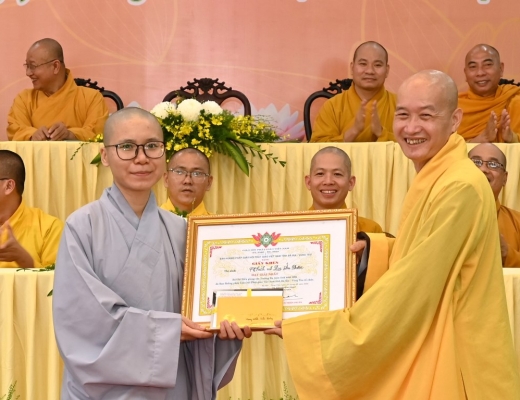 BR-VT: Chung kết, trao giải Hội thi diễn giảng đến Tăng Ni các trường hạ Phật lịch 2568