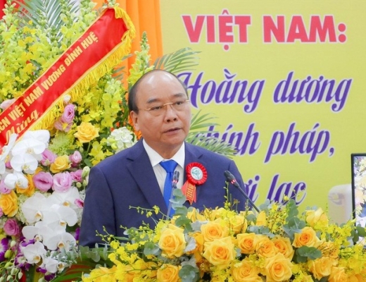 “Lịch sử Việt Nam luôn ghi nhận những đóng góp to lớn của Đạo Phật đối với dân tộc”